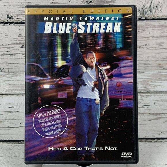 Blue Streak [1999 DVD] Martin Lawrence Special Edition Movie Comedy PG-13 - Picture 1 of 3